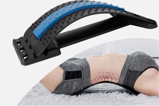 Back Support Stretcher Lumbar Extender Posture Massager Lumbar Spine Pain Relief