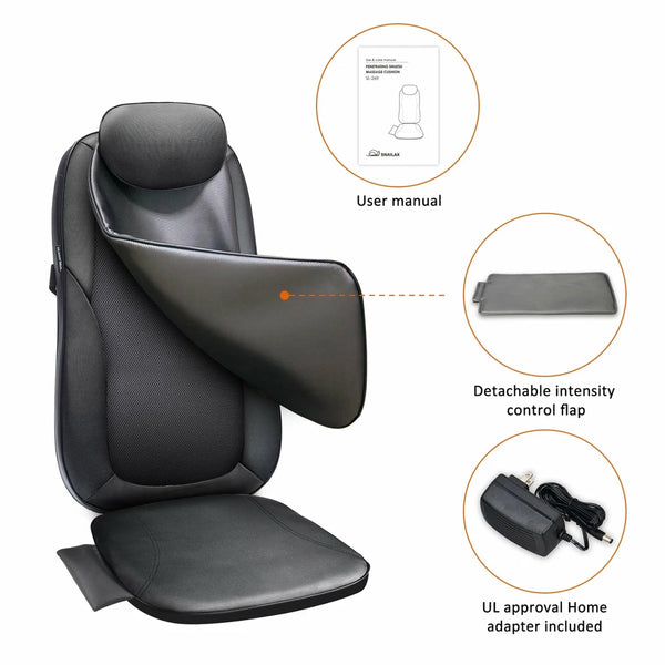 Shiatsu Back Massager with Heat Back Massager,Massage Chair Pad
