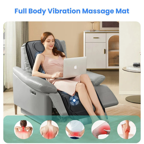 Vibrating Massage mat with heat Full Body Massager