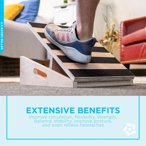 Wooden Incline Board Calf Stretch Wedge