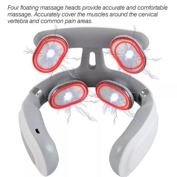 Heat Relax Neck Shoulder Pain Heating Massager