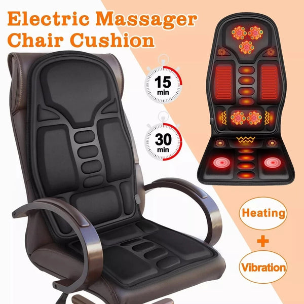 Massage Seat Cushion Heated Massager Chair