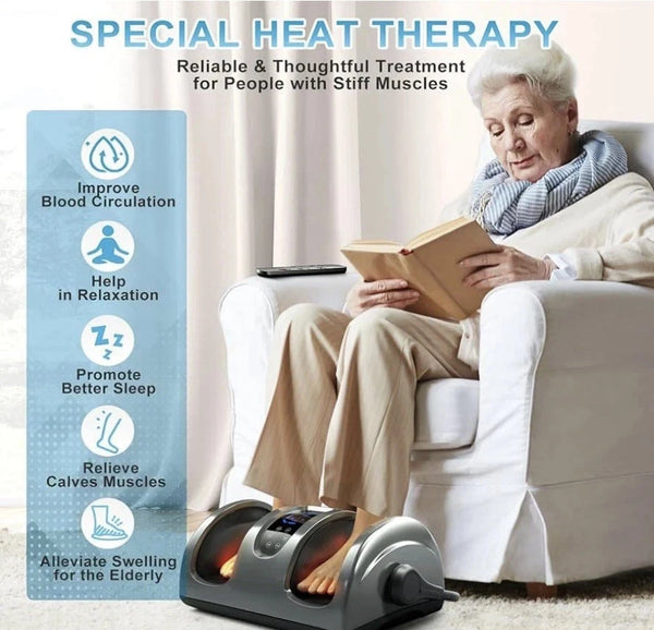 TISSCARE Shiatsu Foot and Calf Massager with Heat