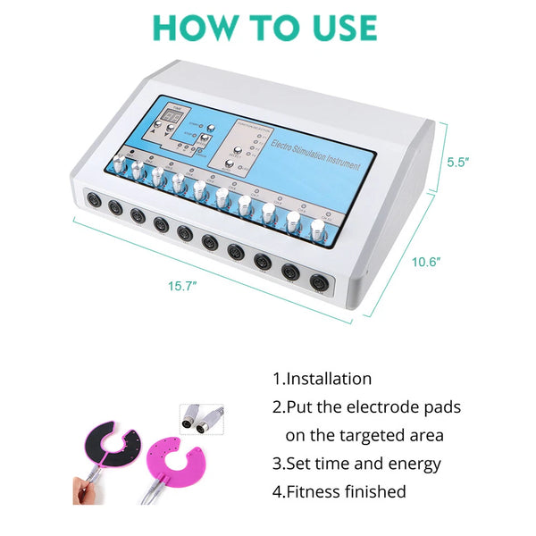 Microcurrent Muscle Stimulation Beauty Body Slim Machine