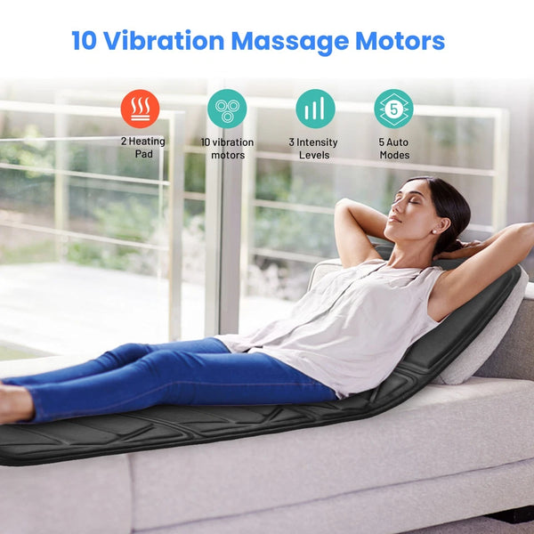 Vibrating Massage mat with heat Full Body Massager