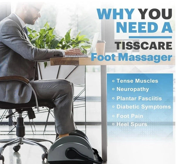 TISSCARE Shiatsu Foot and Calf Massager with Heat