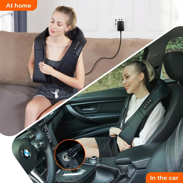 Shiatsu U-Shape Neck and Back Electric Massager