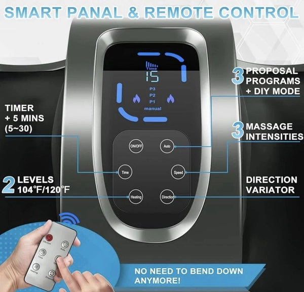 TISSCARE Shiatsu Foot and Calf Massager with Heat