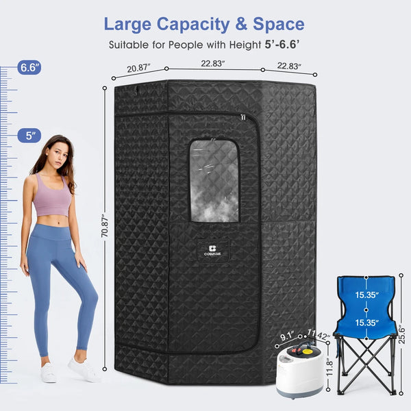 Steam Sauna Personal Home Spa Indoor