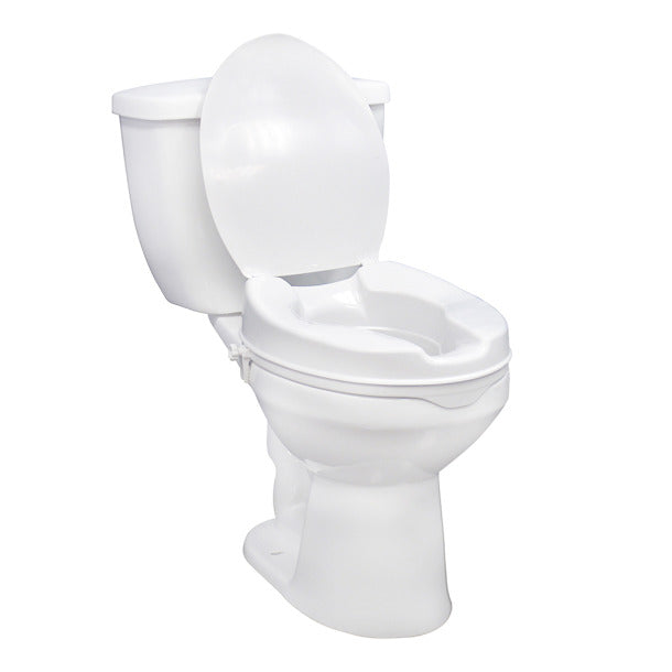 Raised Toilet Seat with Lock, Standard Seat