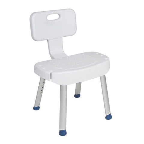 Bathroom Safety Shower Chair with Folding Back