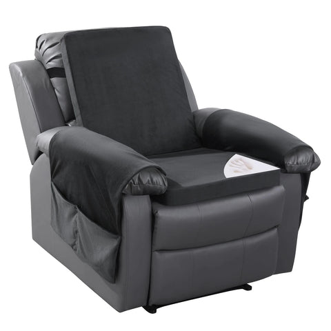 Recliner Chair Cushion for Elderly with Lumbar Support Pillow