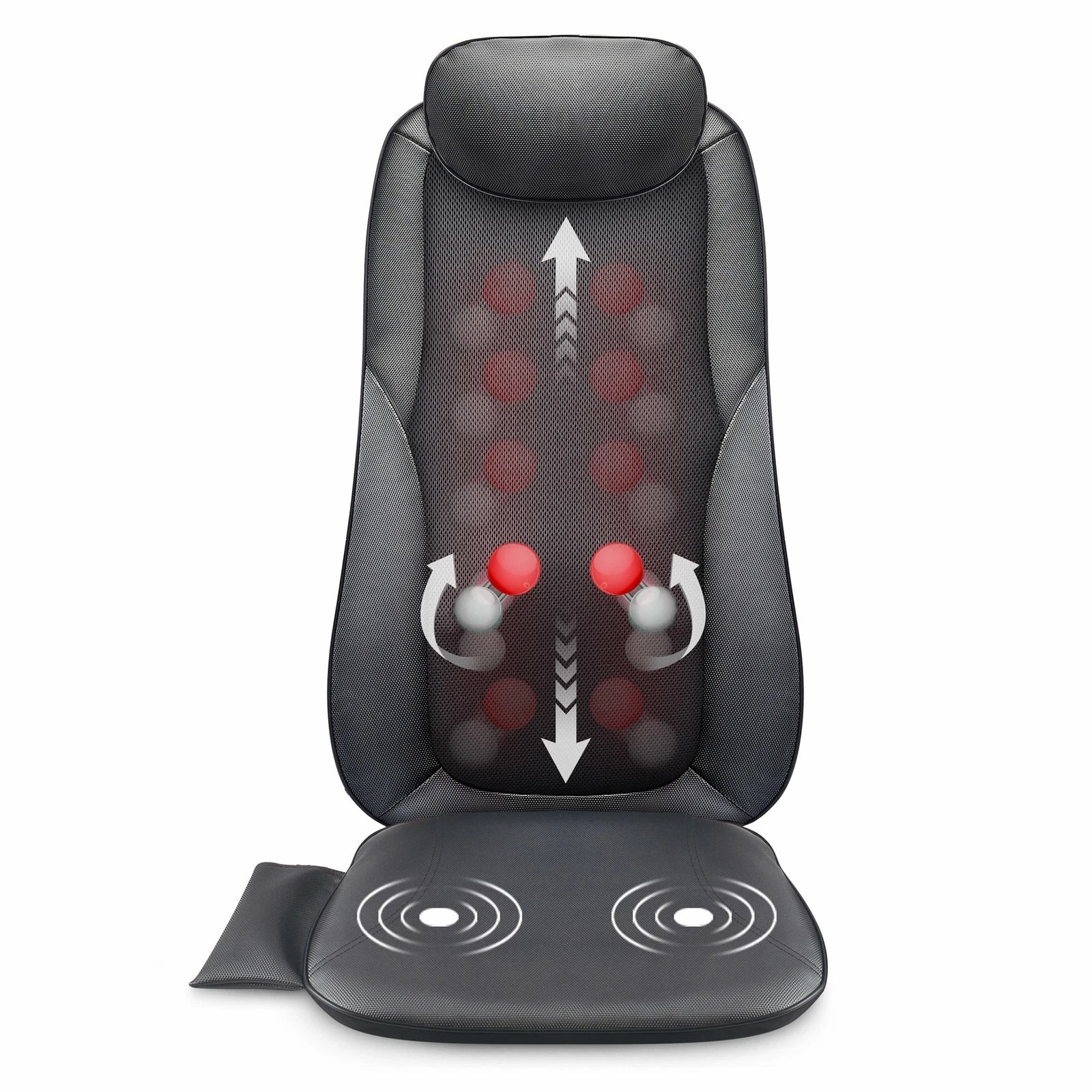 Shiatsu Back Massager with Heat Back Massager,Massage Chair Pad