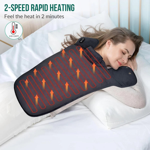 Heating Pad for Neck Back Shoulders Vibration Massager