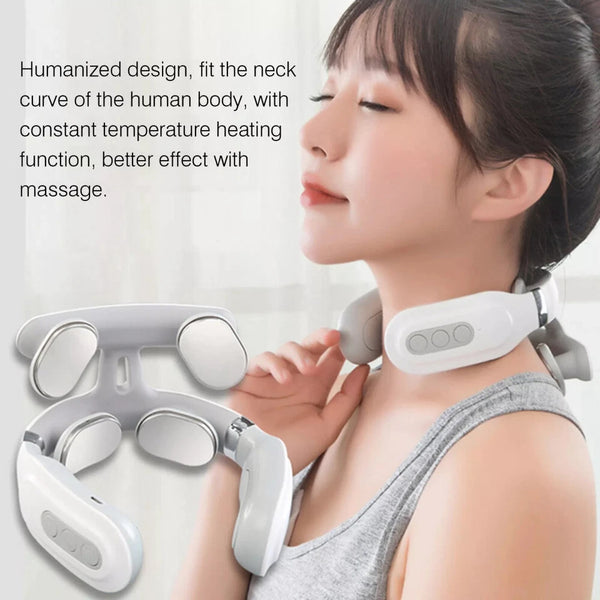 Heat Relax Neck Shoulder Pain Heating Massager