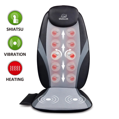 Shiatsu Back Massager with Massage Chair Pad and Seat Cushion